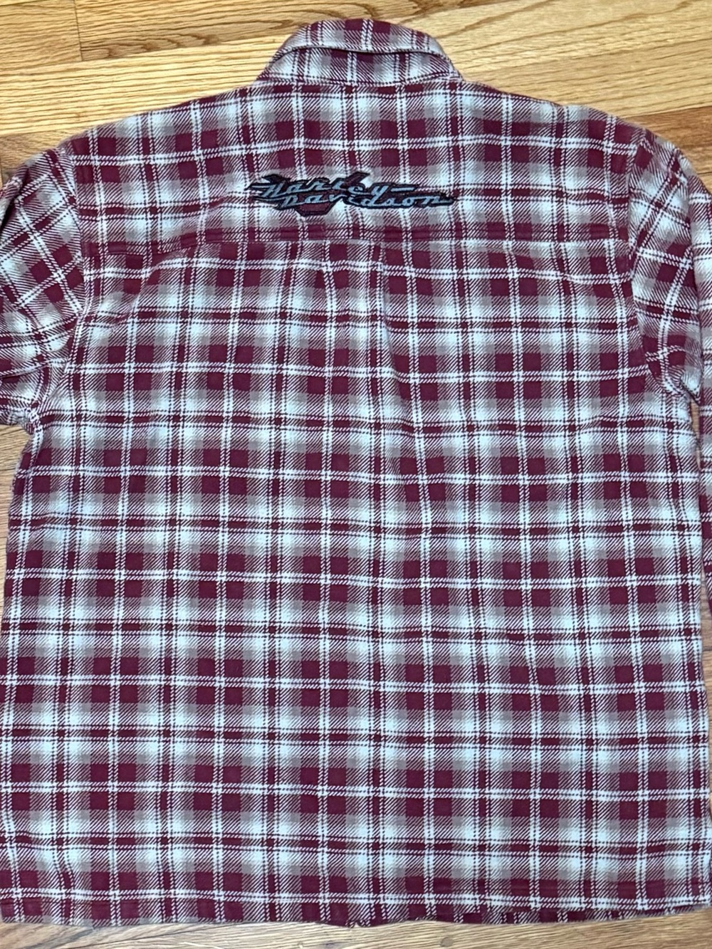 Harley Davidson Lot Men’s XL Flannel Plaid Long Sleeve Button Up And Tee Shirts - Picture 10 of 11